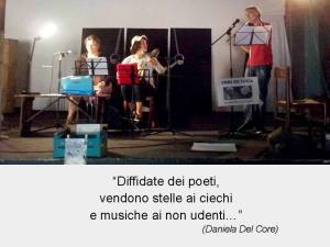 - foto dal concerto "I poeti non vivono" con Piero Sansò e Patrizia Di Lorenzo.